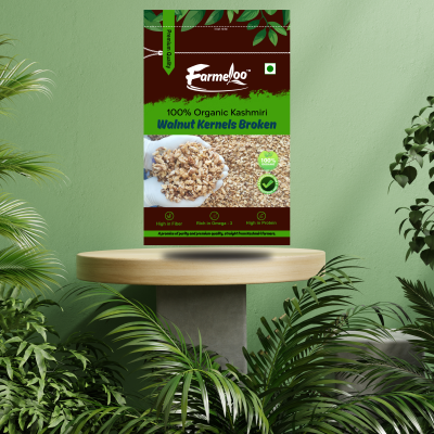 Farmeloo walnut Kernels broken 100% natural Akhrot, Without shell,